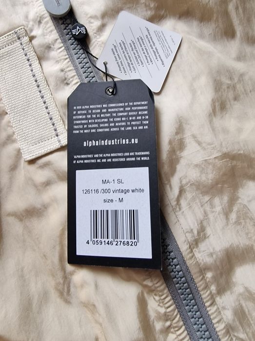 Страхотно мъжко тънко пролетно яке ALPHA INDUSTRIES, размер М, ново