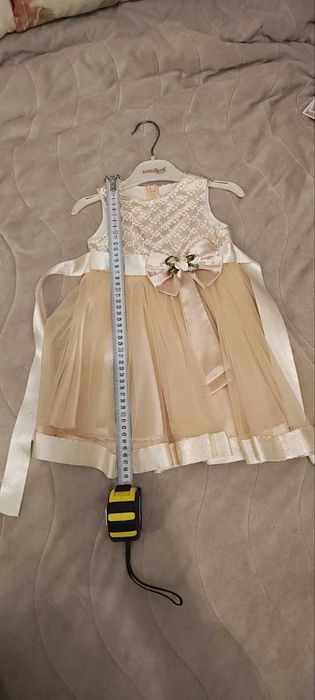 Официална детска рокля 1-2г