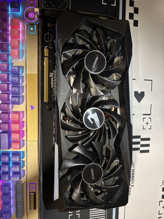 Placa video Nvidia Geforce Gigabyte RTX 3070 Aorus Master OC 8GB GDDR6