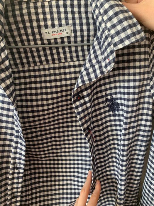 Клетчатая рубашка US Polo XS