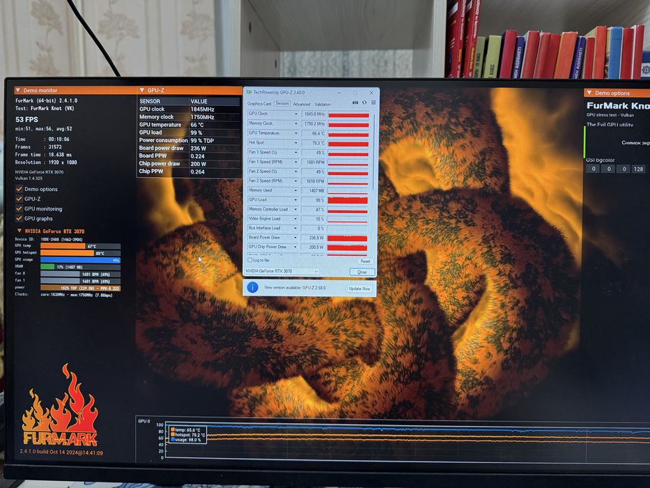 Видеокарта MSI TRIO GAMING RTX 3070