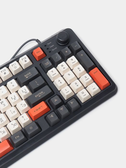 Клавиатура игровая мембранная бесшумная клавиатура Xunfox k82