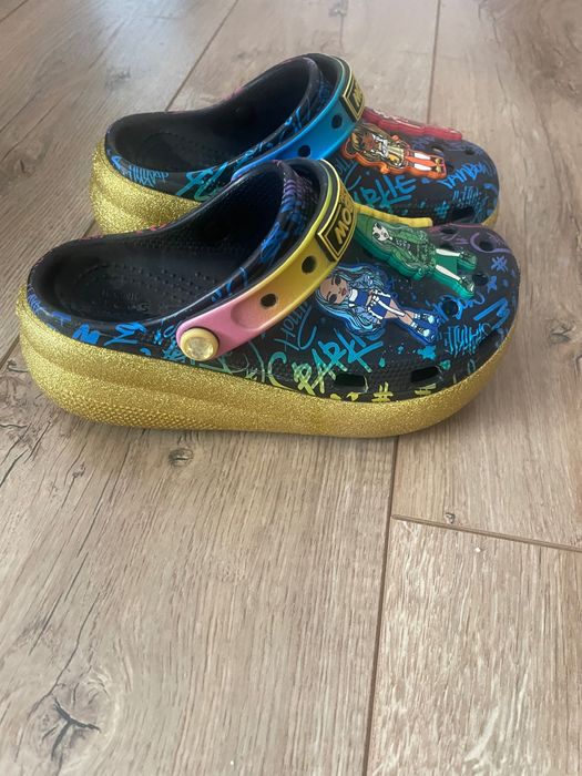 Papuci Crocs  Iconic Rainbow Cutie Crush