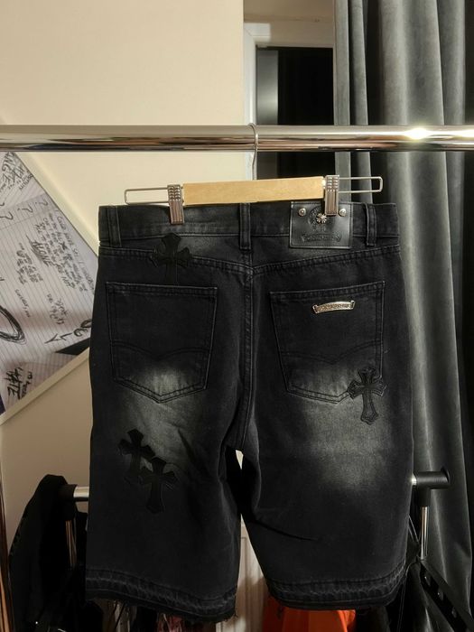 Blugi Scurti Chrome Hearts negri