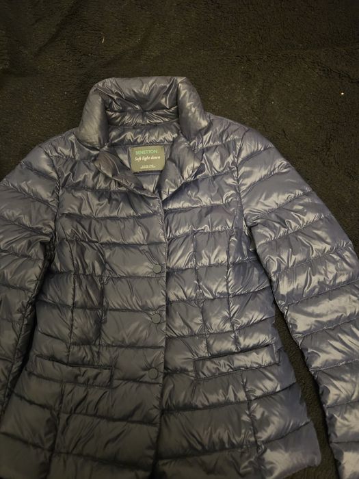 Geaca pene puf Benetton xs nou