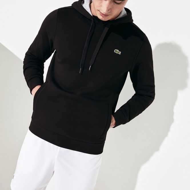 Lacoste SPORT hooded sweater мъжки черен суитчър суичър размер S