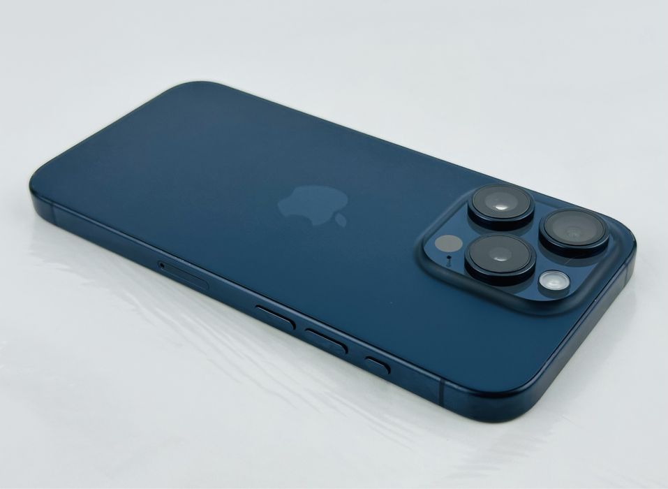 Apple iPhone 15 Pro Max 256GB Blue Titanium 100% Батерия! Гаранция!