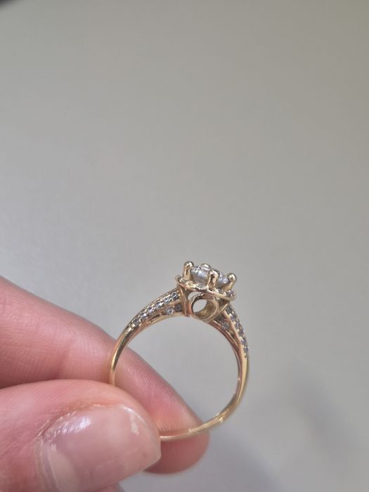 Inel aur 14k 585 gold ring inel logodna