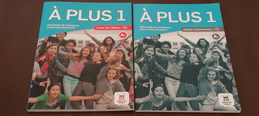 A plus 1 Учебник по френски и тетрадка