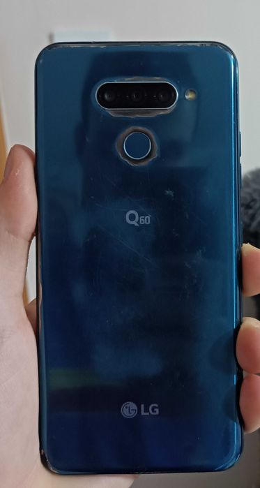 Telefon mobil LG Q60, Dual SIM, 64GB, 4G, Albastru