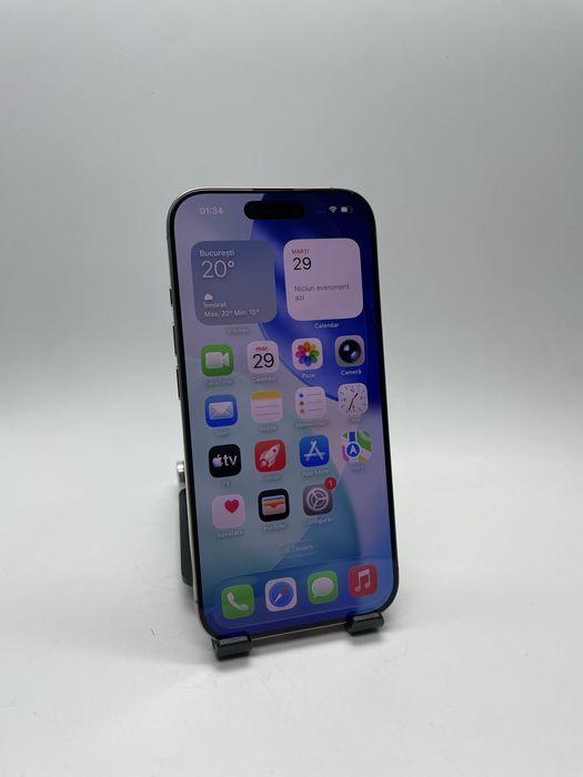 iPhone 16 PRO 256Gb - Stare ca nou - Baterie 91% + Garantie