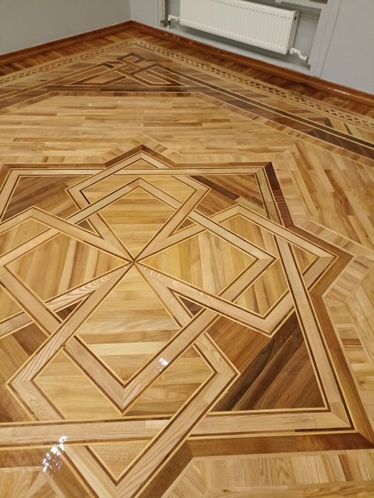 Шлифовка пол паркет