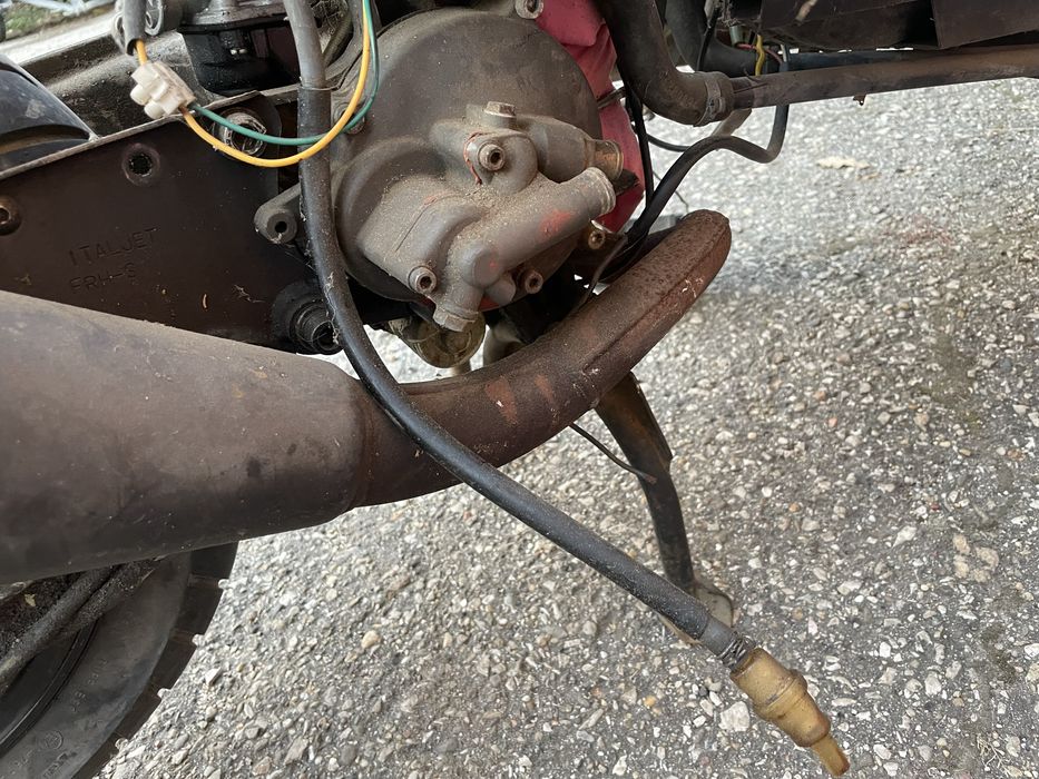 Скутер Italjet на части