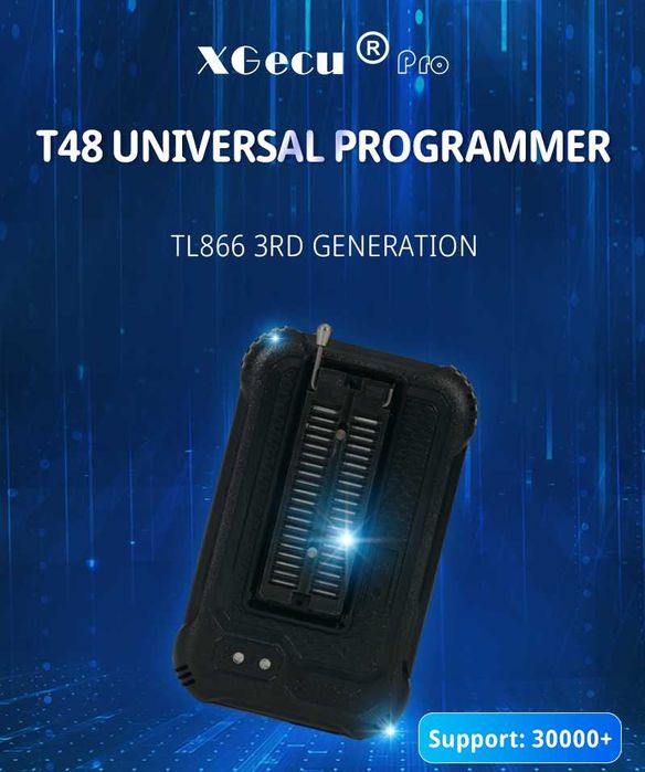 Универсален програматор за чипове и чип тунинг XGecu Т48, TL866