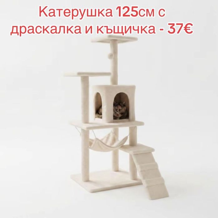 Катерушки за котки, различни видове и размери