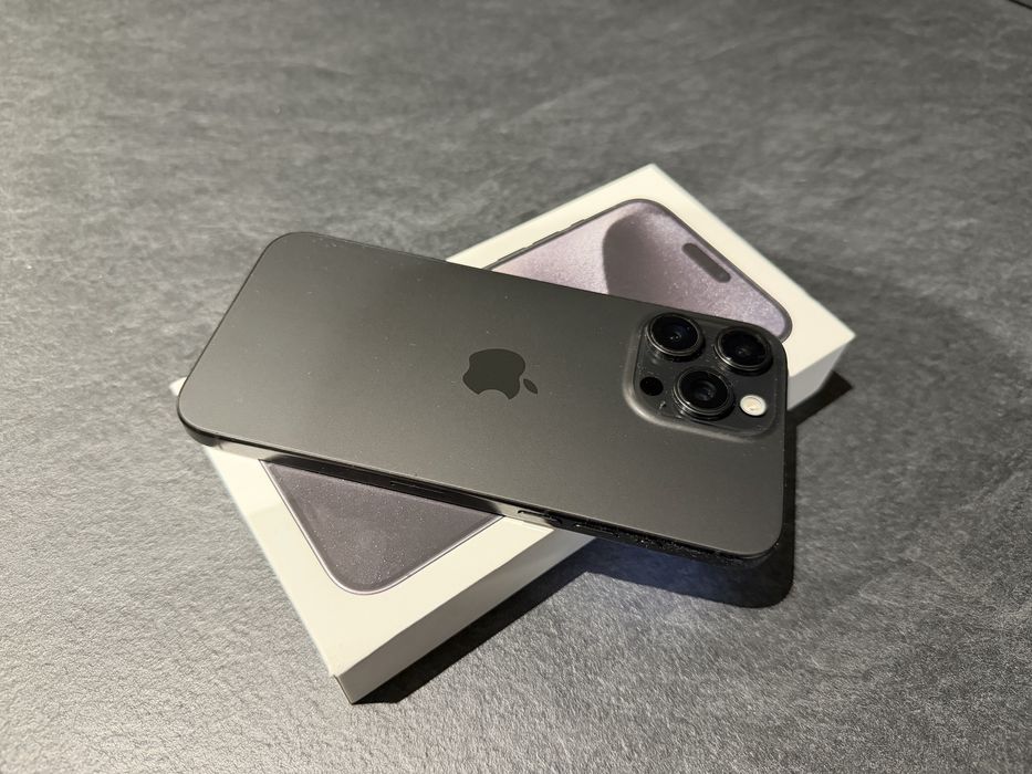 Iphone 15 Pro Max 256 GB Black Titanium stare foarte bună