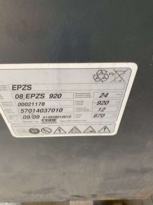 Baterie de tracțiune stivuitor 24V, 36V,48V și 80V