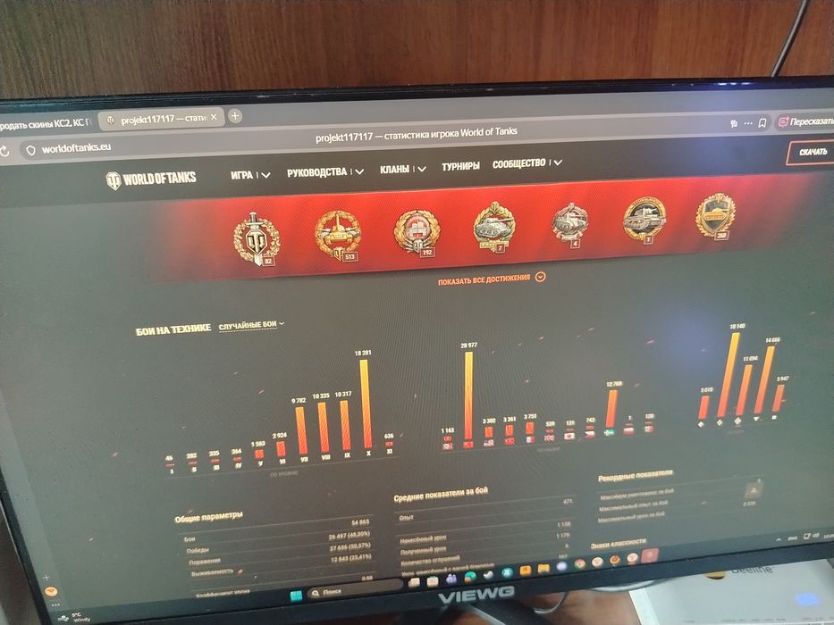 Аккаунт World of tanks