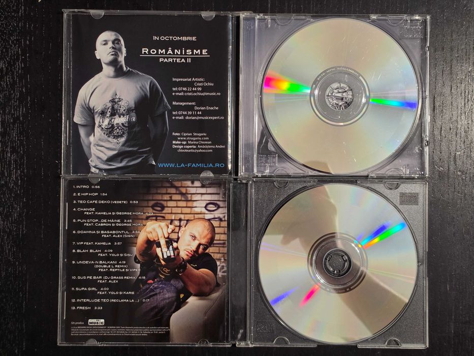 Set CD-uri audio Puya Romanisme Partea 1 si 2