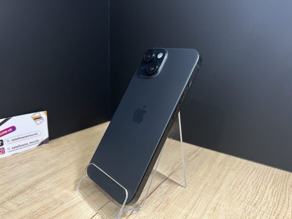 Iphone 15 128Gb Black 3 ani garanție, Telefoane Mureș