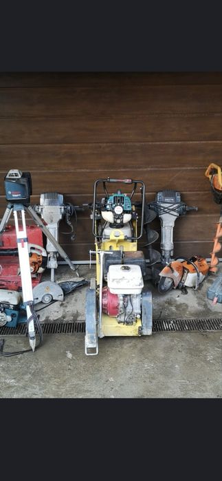 Inchirieri scule: Picamar, Gemerator, Betoniera, Carota, Motoburghiu