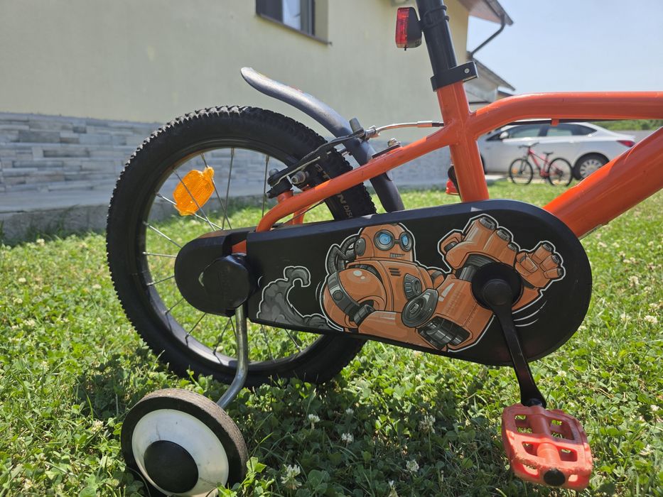 BICICLETĂ - 16 inch - B-twin ROBOT 500  4-6 ANI