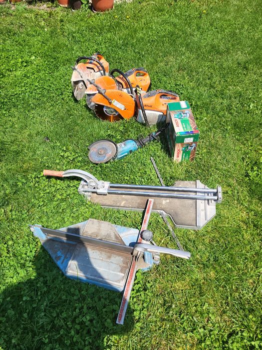 Stihl 410 pentru tăiat asfalt