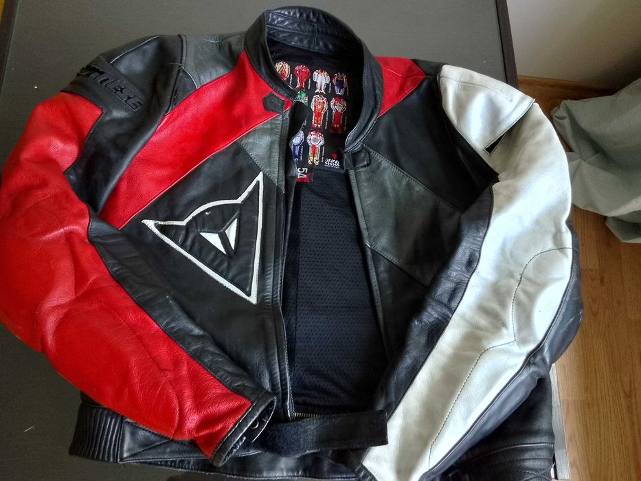 Мъжко мото кожено яке Dainese XL