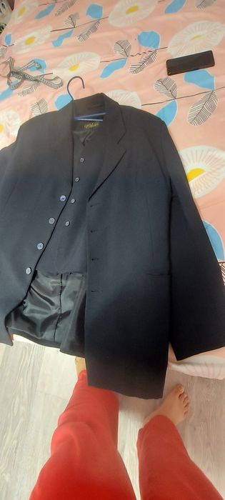 Sacou elegant bărbați +vestă stare impecabila