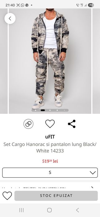 Compleu firma  uFIT mărime S