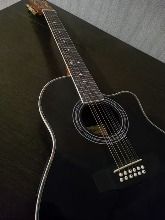 agasio guitar 12 string гитара 12 струнная 12 струнка электроакустика