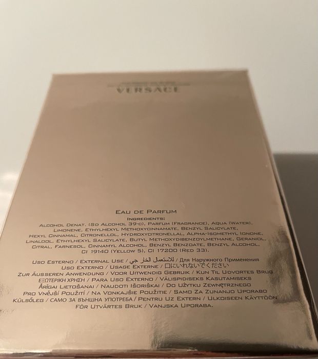 Оригинален ПарфюмВерсаче ЗлатенФлаконЕросПурФеймЛуксознаКутия