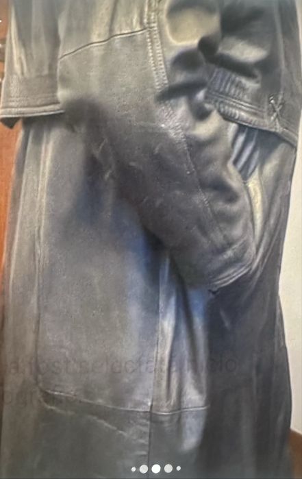 Haina piele lunga masura L-XL