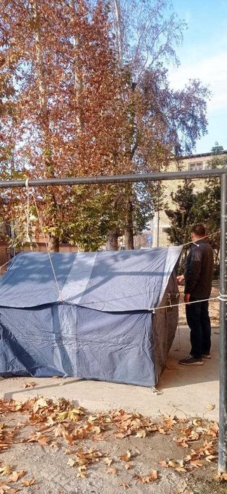 Туристическая Палатка Брезентовая