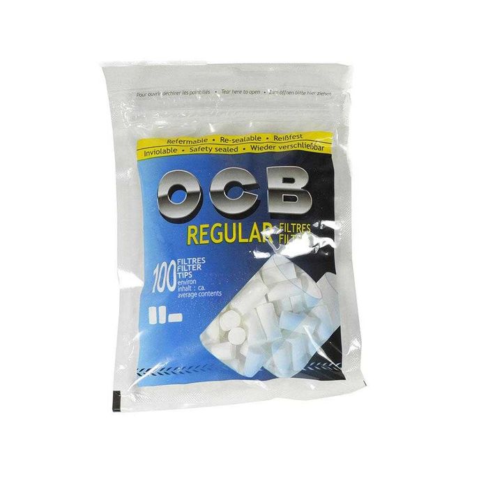 100 броя OCB Regular филтри за цигари 8 х 15 мм.