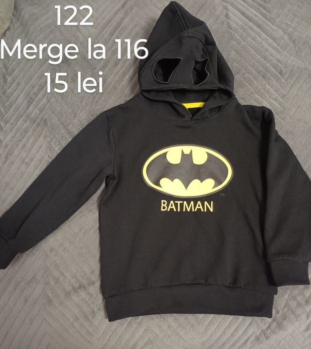 Hanorace băiat mărime 110/116/122