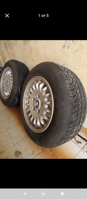 Зимни гуми 195/65/15 с джанти за БМВ