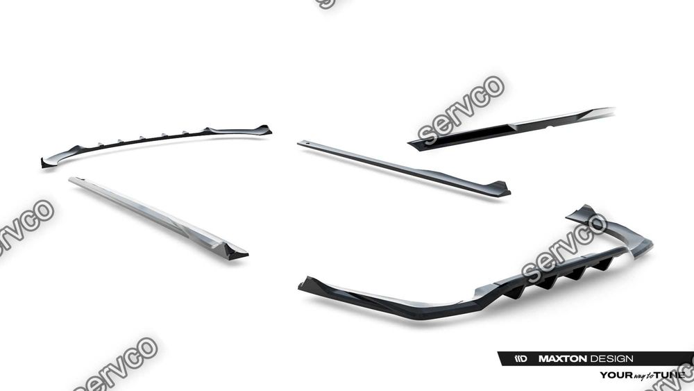 Pachet Set Splitter Exterior Lip Prelungiri Body kit tuning Mercedes E Class W214 AMG-Line 2023- v3 - Maxton Design