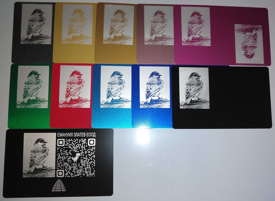 MR CARVE Fiber Laser +2бр. лещи до 150mm площ лазер лазерно гравиране