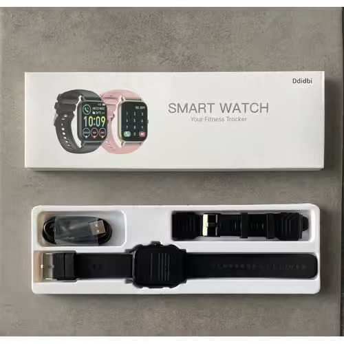 Ceas SmartWatch Apelare Bluetooth Notificari Negru Android IOS Sigilat nou
