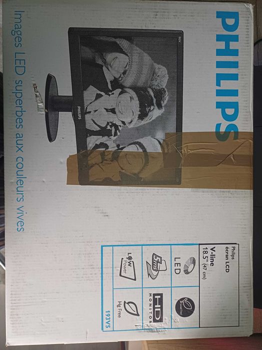 Monitor Philips 193V5 1366x768 60Hz