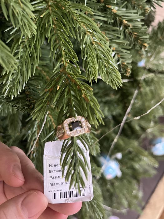 Перстн золото 19,5 размер