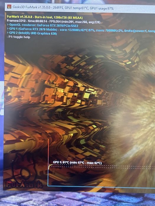 Laptop Gaming• i7-9th Gen• 32gb ram• RTX 2070 8gb•1 Tb ssd•17,3” 144Hz