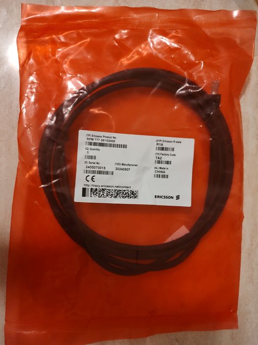 Cablu semnal Ericsson RPM 777 381/02000 R1A TA2 - NOU