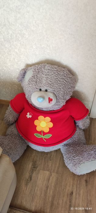 Мишка большой мягкая игрушка