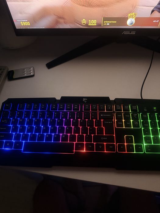Mouse laser gaming+tastatura cu lumini