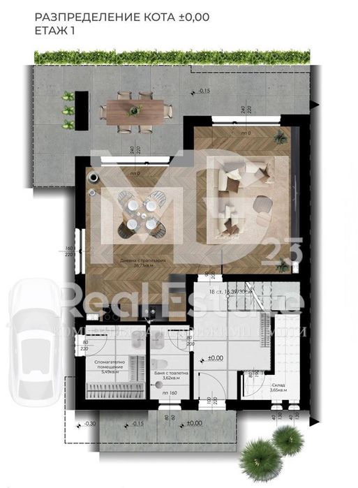 Къща в Пловдив, област-с.Войводиново площ 191 цена 238750