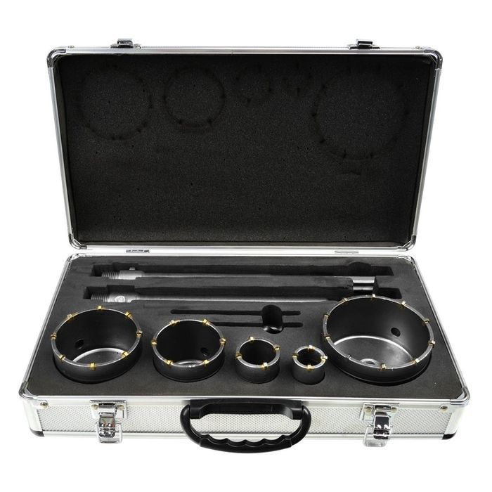 Set carote pentru beton 9 piese