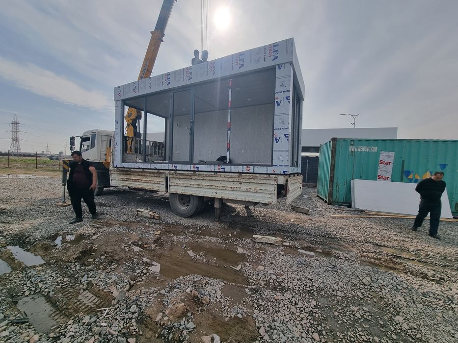 Контейнер Домик Офис Магазина Сартарошхона Готовы Конструкции  Konteyn