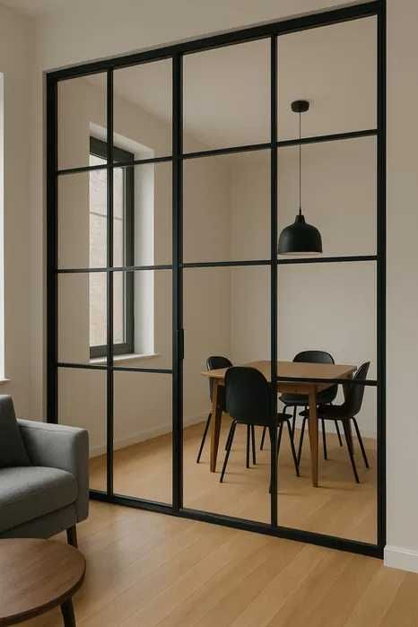 Межкомнатные двери Лофт и стеклянные Раздвижные двери - купе